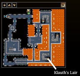 Klauths Lair Map Location